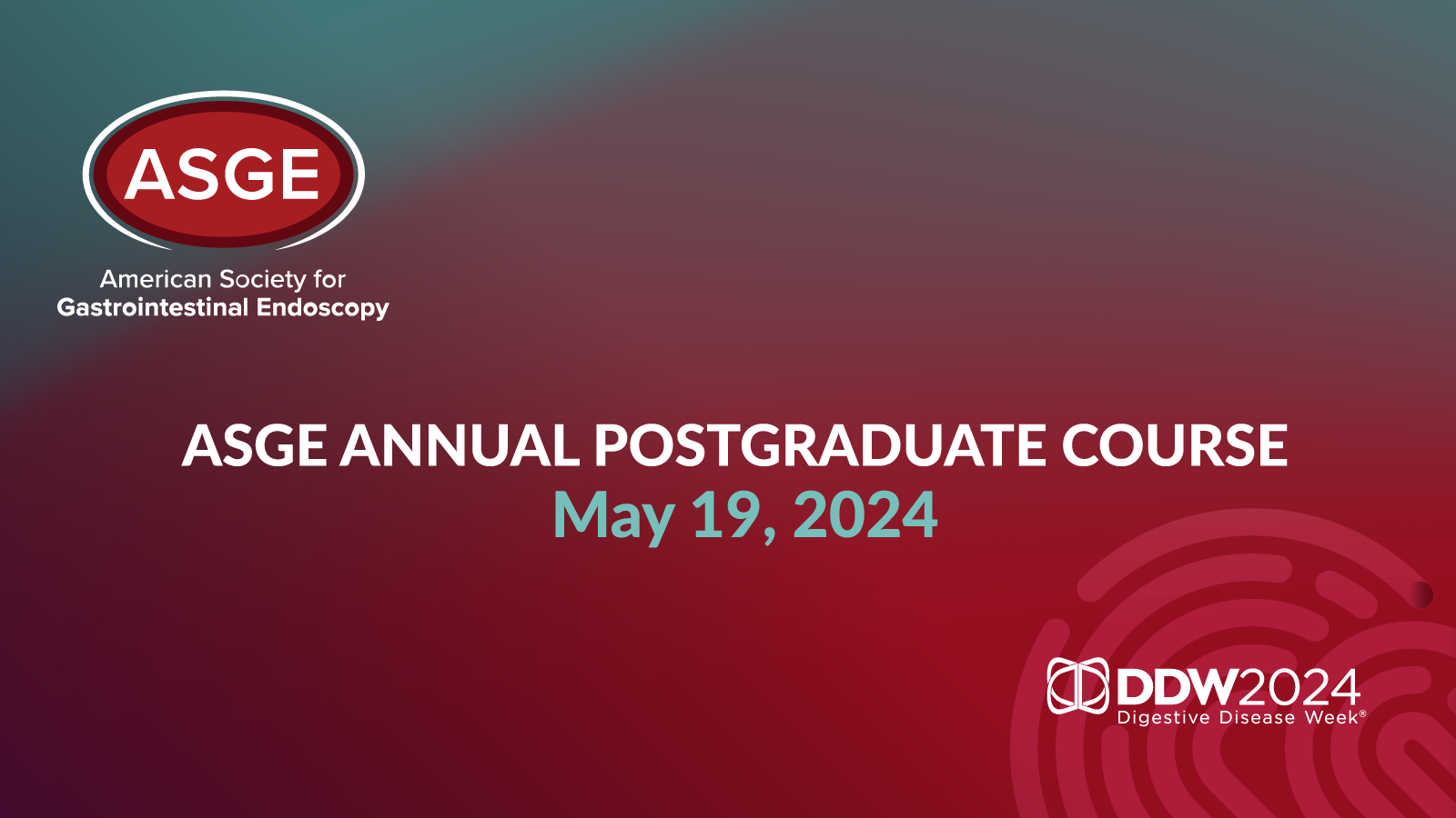 ASGE 2024 ASGE Annual Postgraduate Course